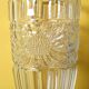 Large Vintage Sunflower Glass Vase: Bohemia Glass, Czech Republic, 1960s