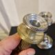 Pair of vintage silver-plated metal candlesticks