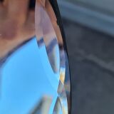 Beveled round mirror