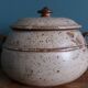 Stoneware tureen from Puisaye, signed Jean Pierre Prud’homme
