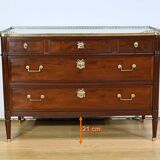 Cuban Mahogany Chest of Drawers, Louis XVI Period – 2nd Part 18th Century