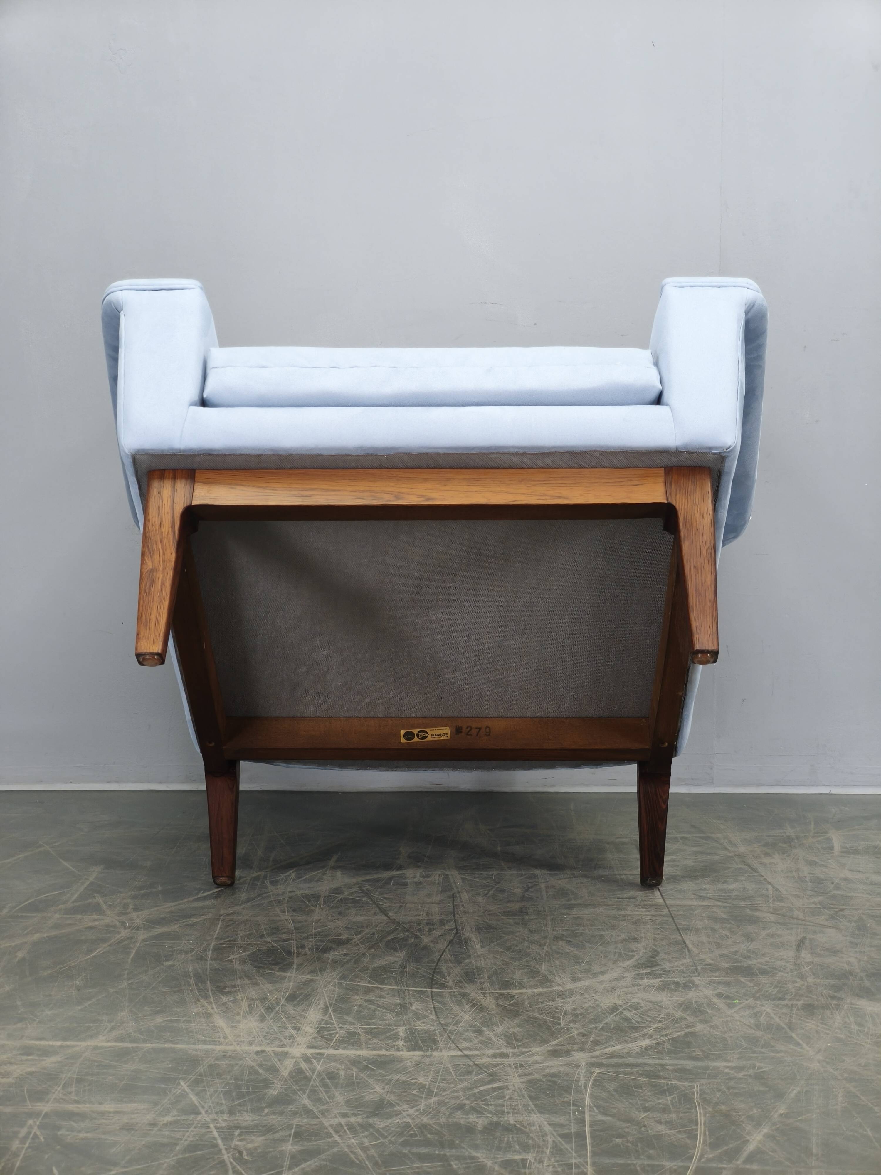 Danish Highback Lounge Chair from the 1960s by Slagelse Møbelvaerk
