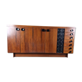 Vintage brutalist highboard, 1970s