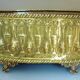 Old planter, repelled brass, nineteenth century, antique décor