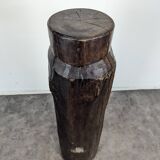 Brutalist presentation column in solid oak