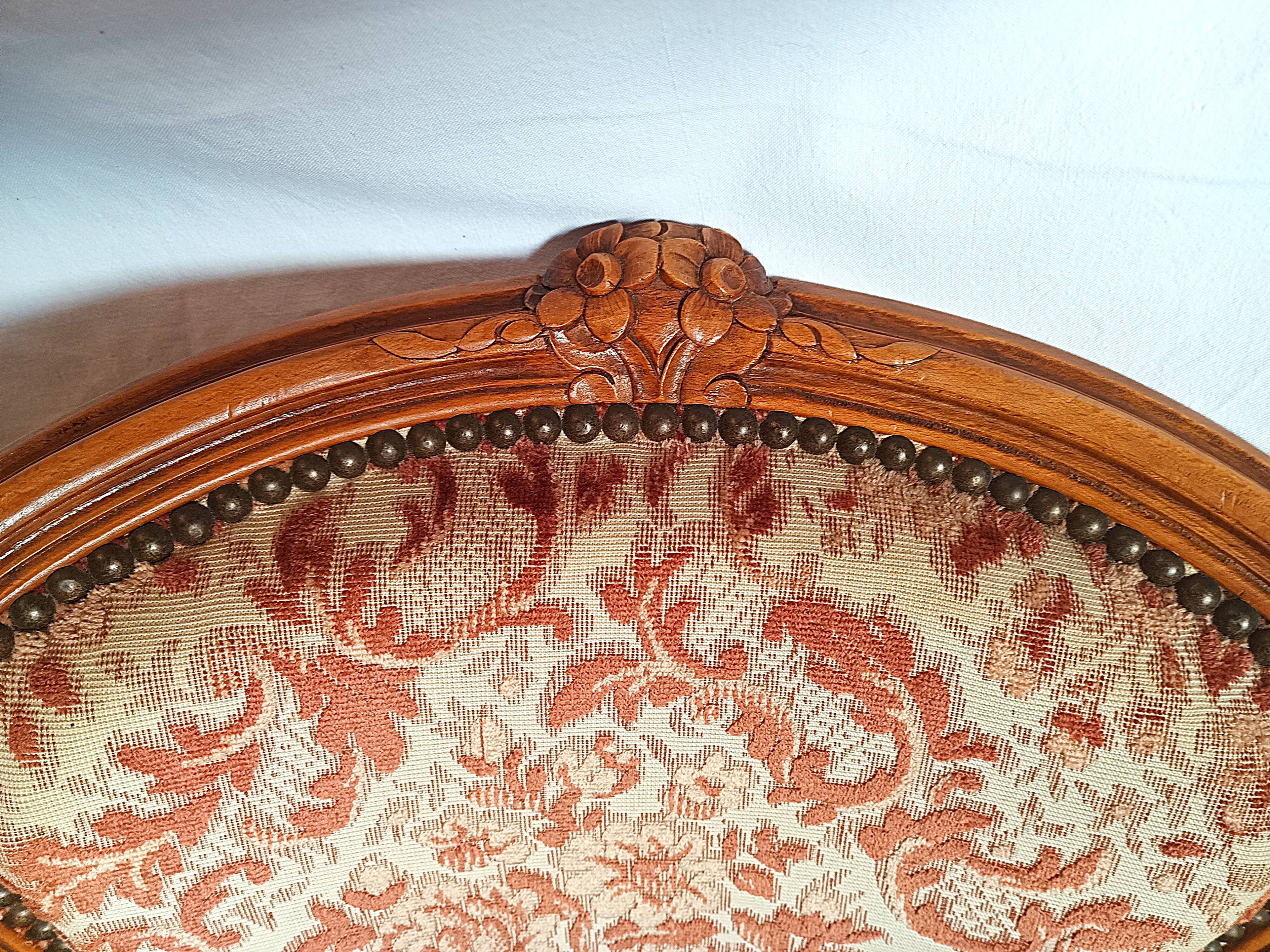 Fauteuil cabriolet ancien bergère chaise