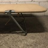 Vintage army style beige folding camp bed - GEP PARIS brand