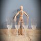 Set 4 verres champagne