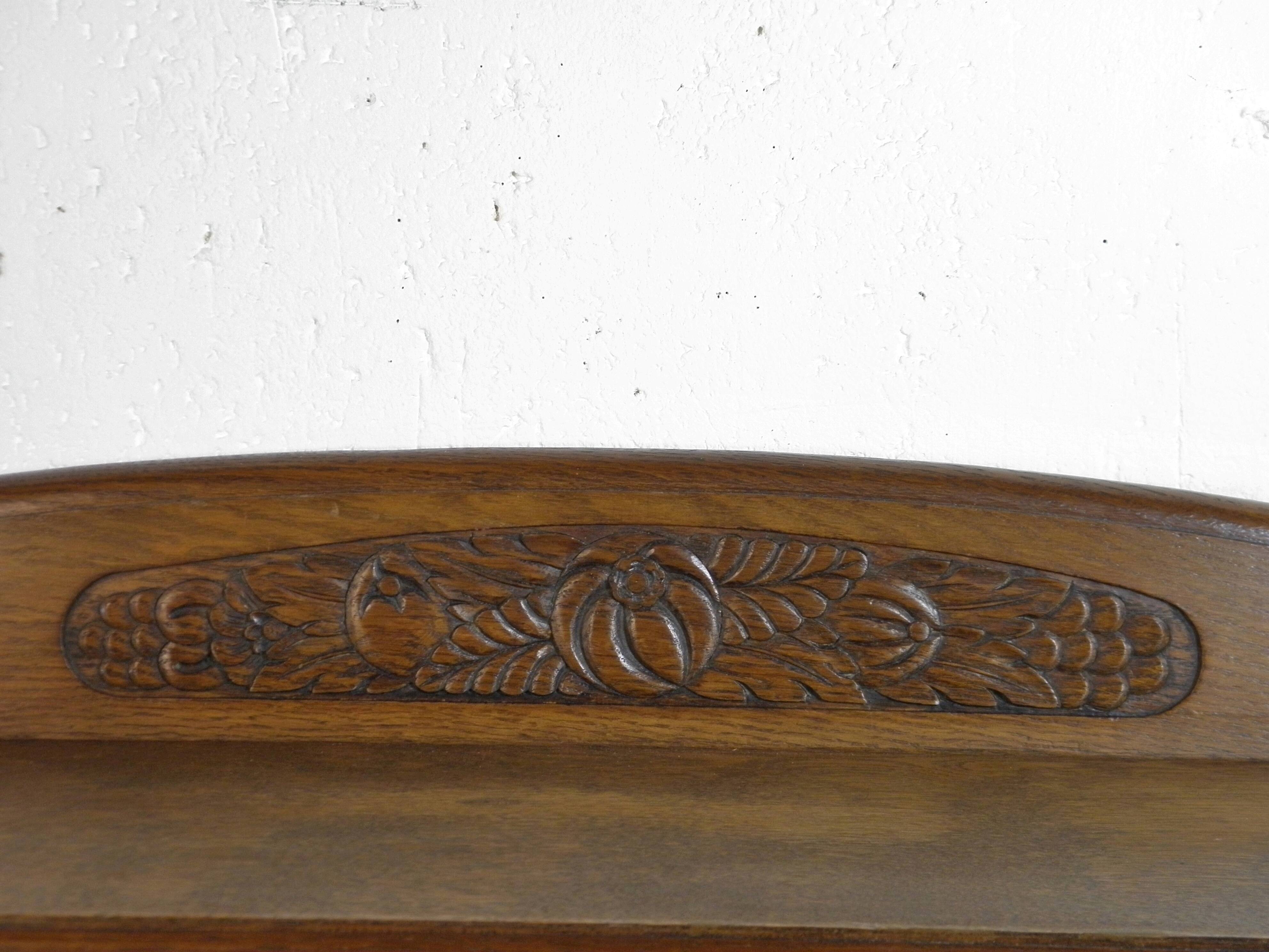 Art deco cylindrical desk