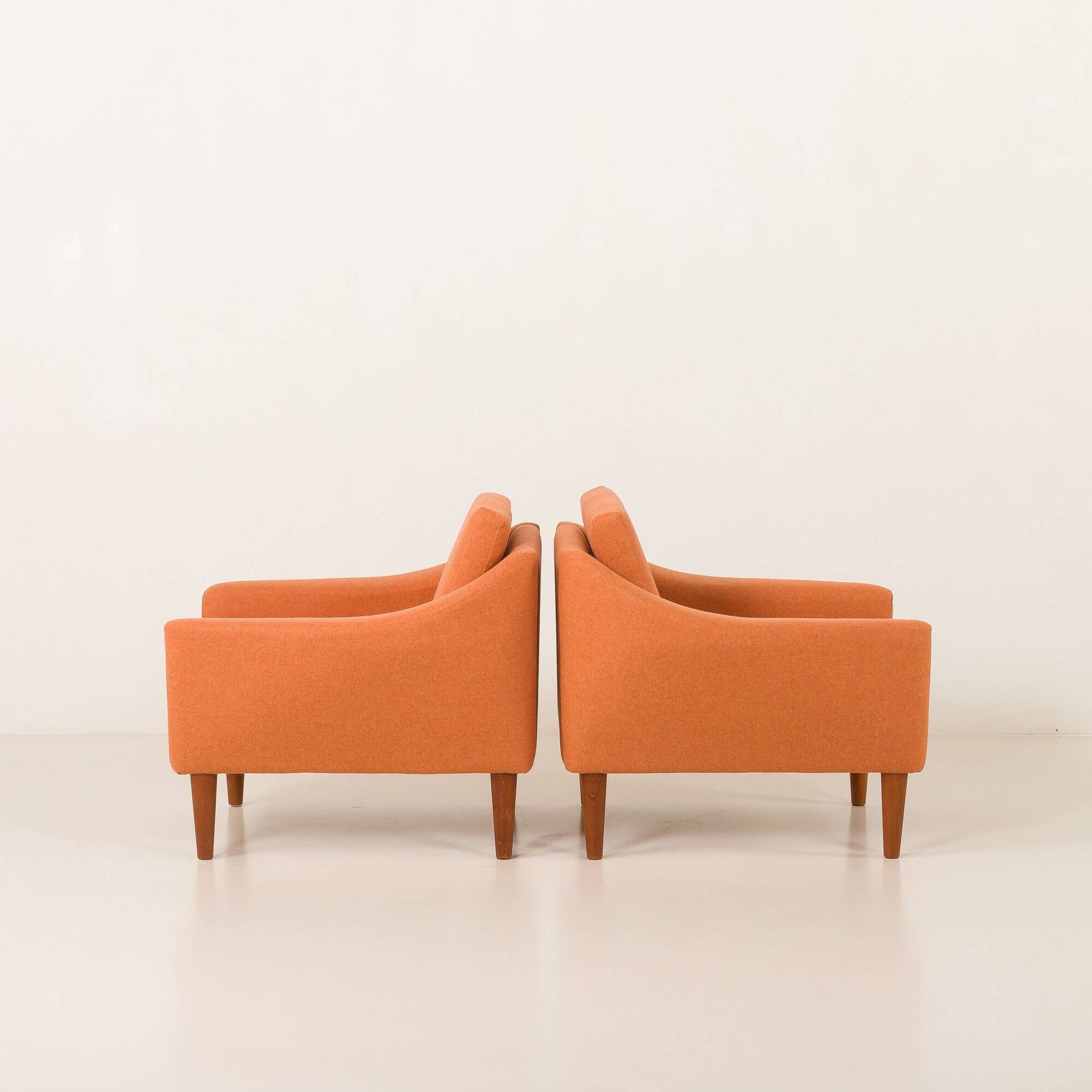 Dux Mid century lounge chairs attr. to  Folke Ohlsson, Sweden 1960s