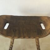 Brutalist tripod stool