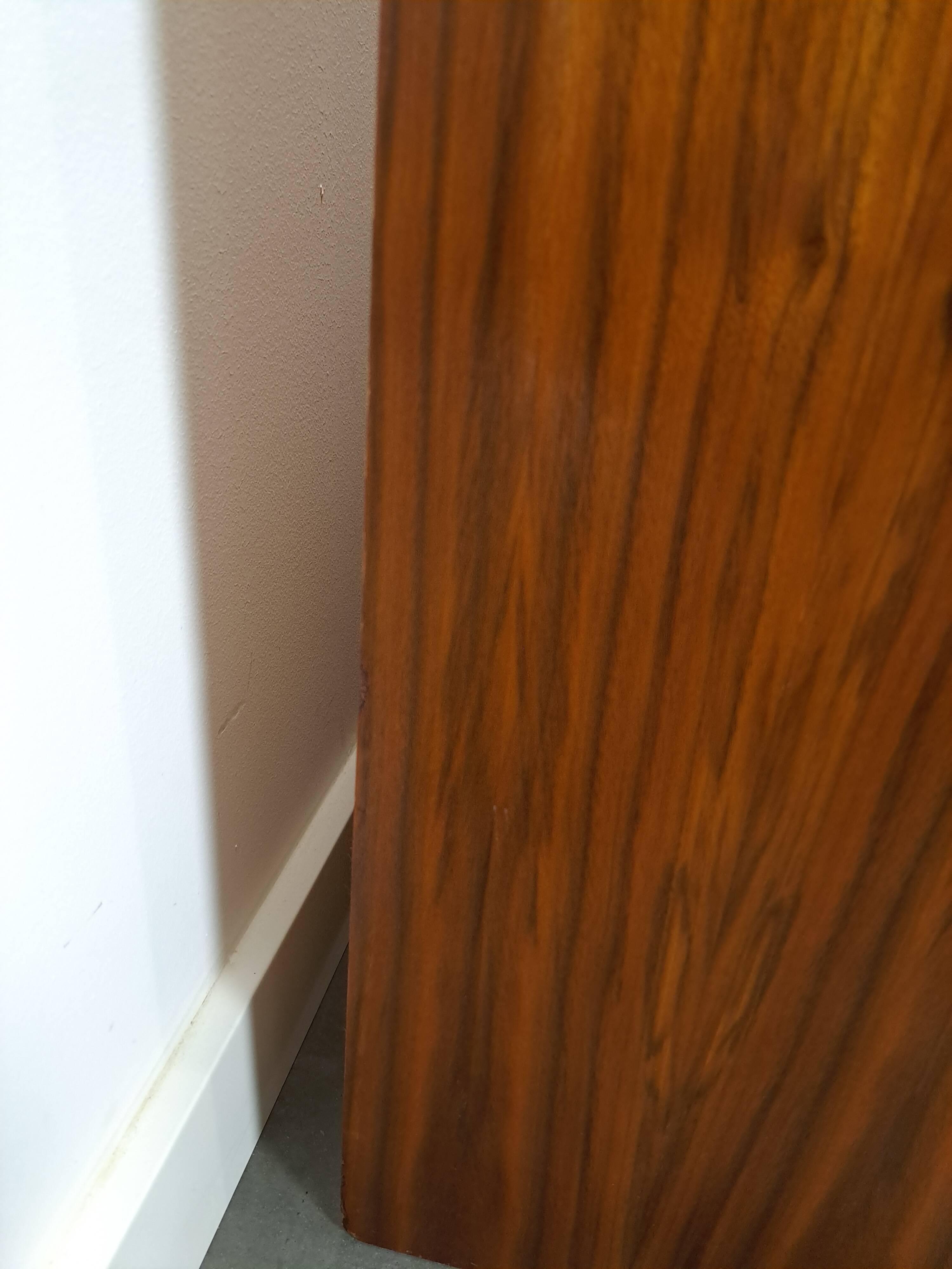 Fineer schoenenkast met lades