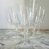 Set of 6 Arques crystal glasses
