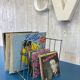 Vintage vinyl/magazine holder