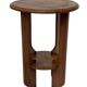 Table d'appoint Art Déco petite en chêne design minimaliste