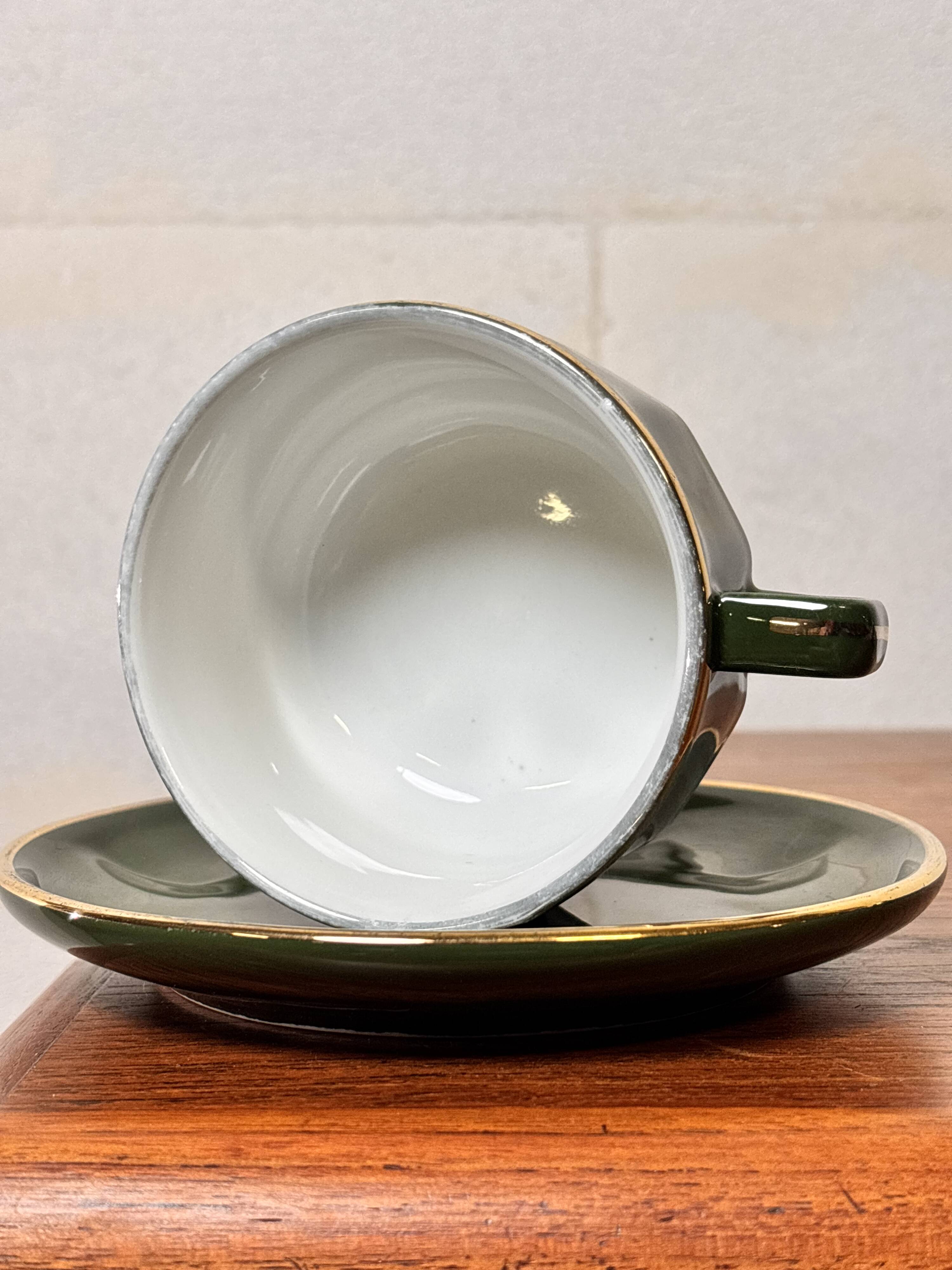 Apilco Set by Yves Deshoulières Olive ⎜1980s