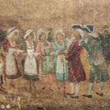Peinture à l’huile ancienne française, signée Pérez