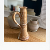 Sandstone candlestick