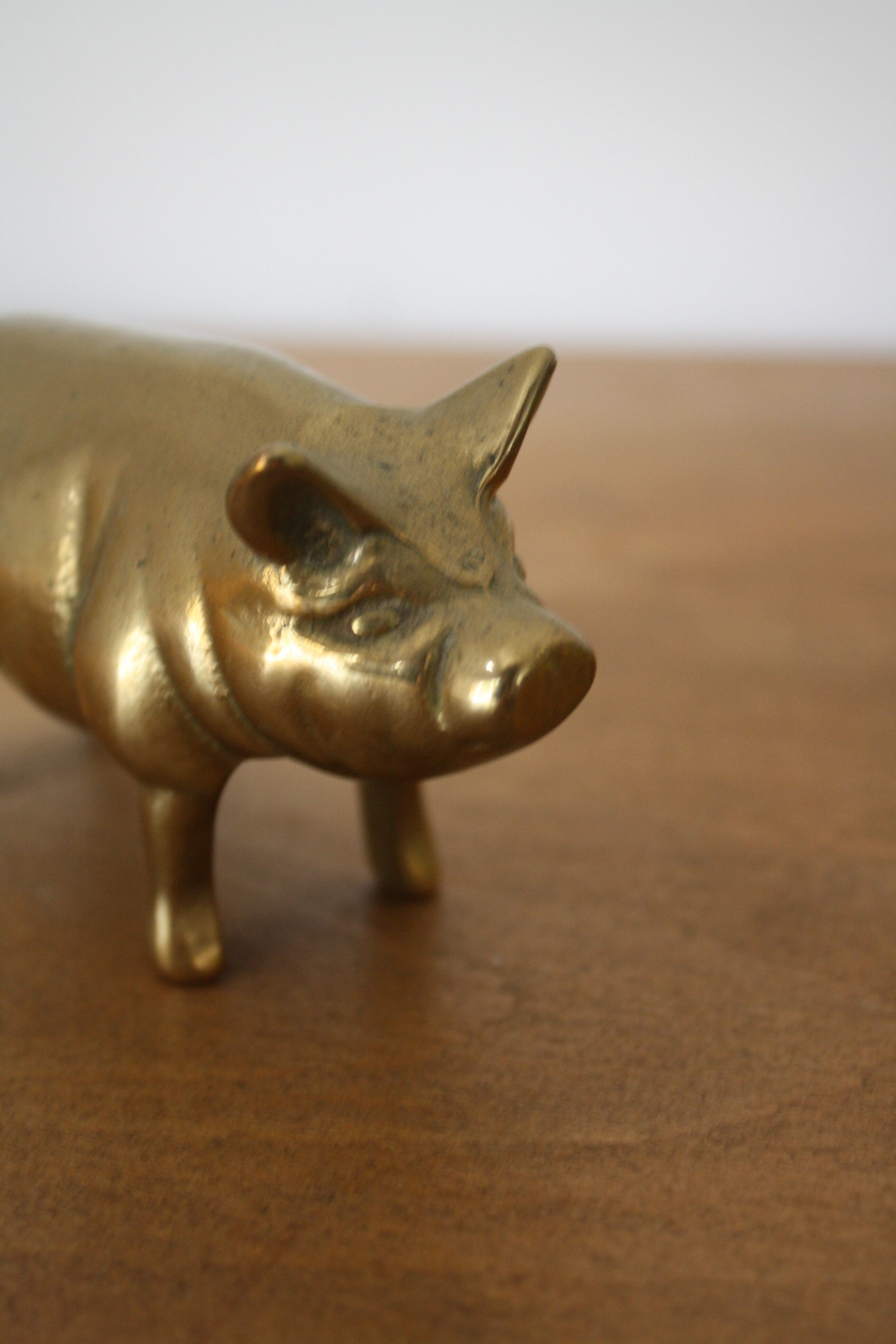 Pig in brass