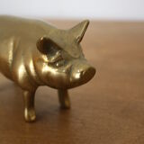 Pig in brass