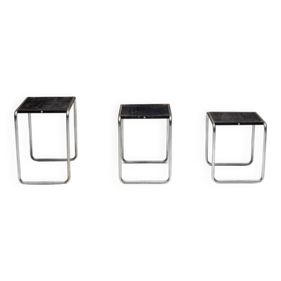 Tables d'Appoint Première Édition par Marcel Breuer pour Thonet, Allemagne, 1930s