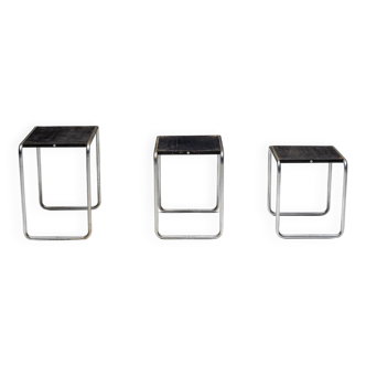 First Edition Side Tables by Marcel Breuer for Thonet, Germany, 1930s