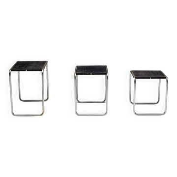 Tables d'Appoint Première Édition par Marcel Breuer pour Thonet, Allemagne, 1930s