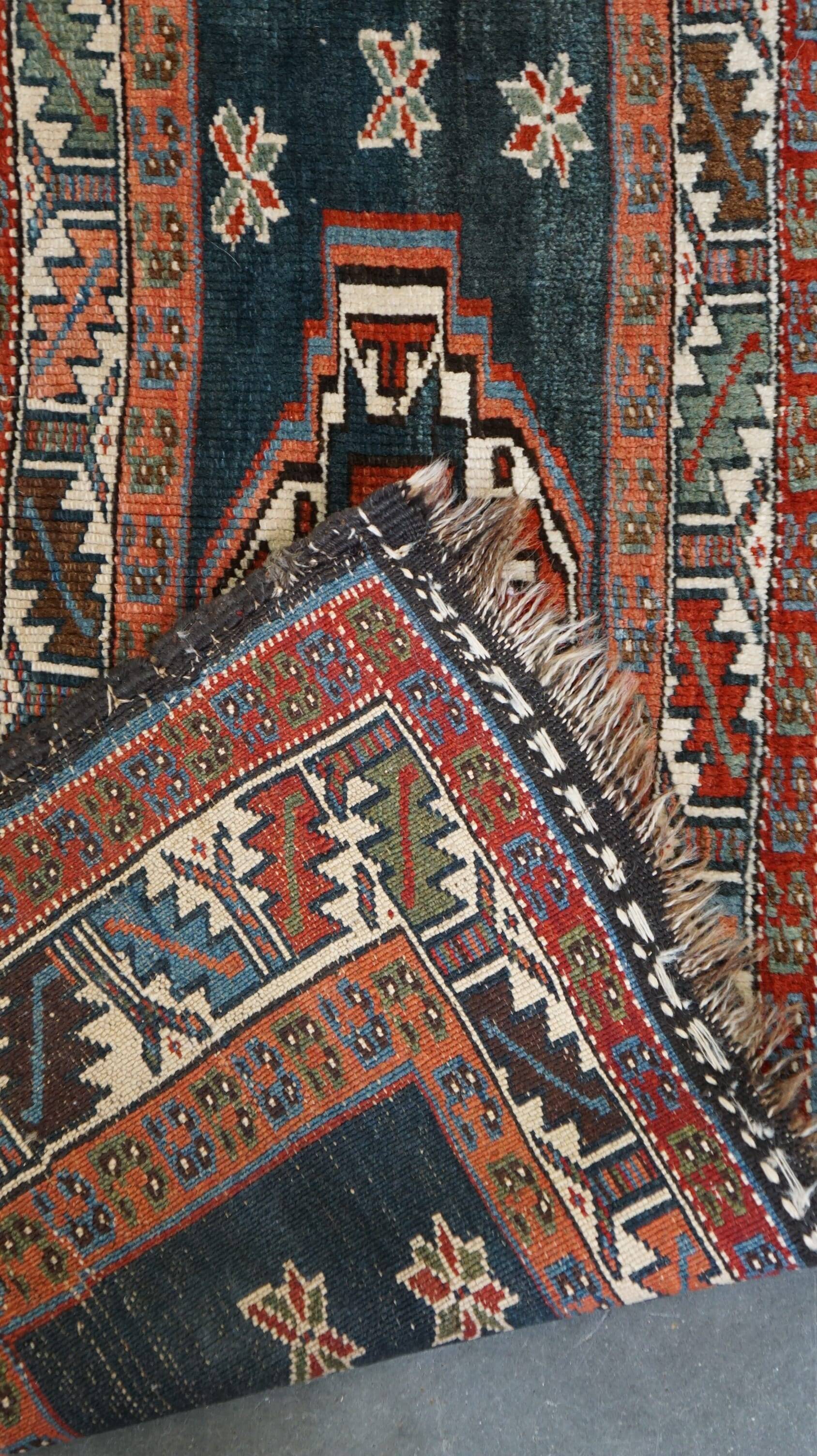 Vintage oriental style rug/runner 102x38 cm