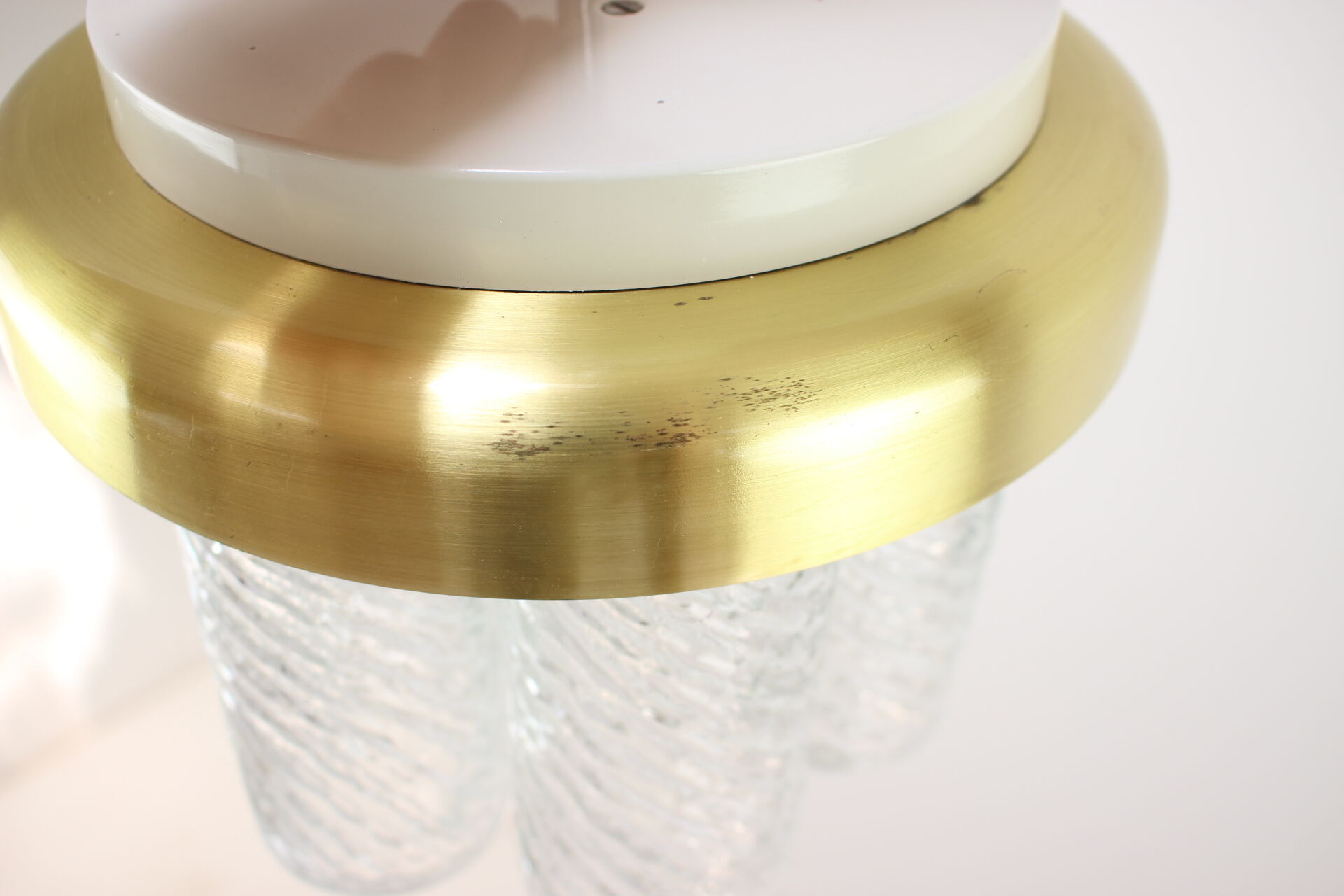 Mid-century chandelier Kamenický Šenov, 1970