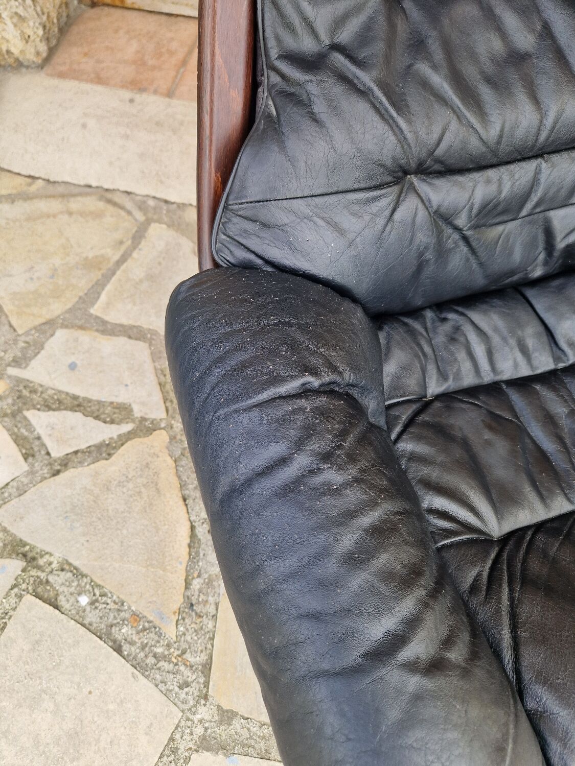 Nassjo Scandinavian armchair by Gote Mobler, Sweden