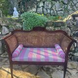 small bench or Love Seat in Mahogany circa 1860
