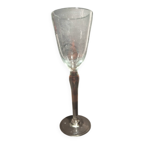 Grand calice en verre bullé Saba Biot