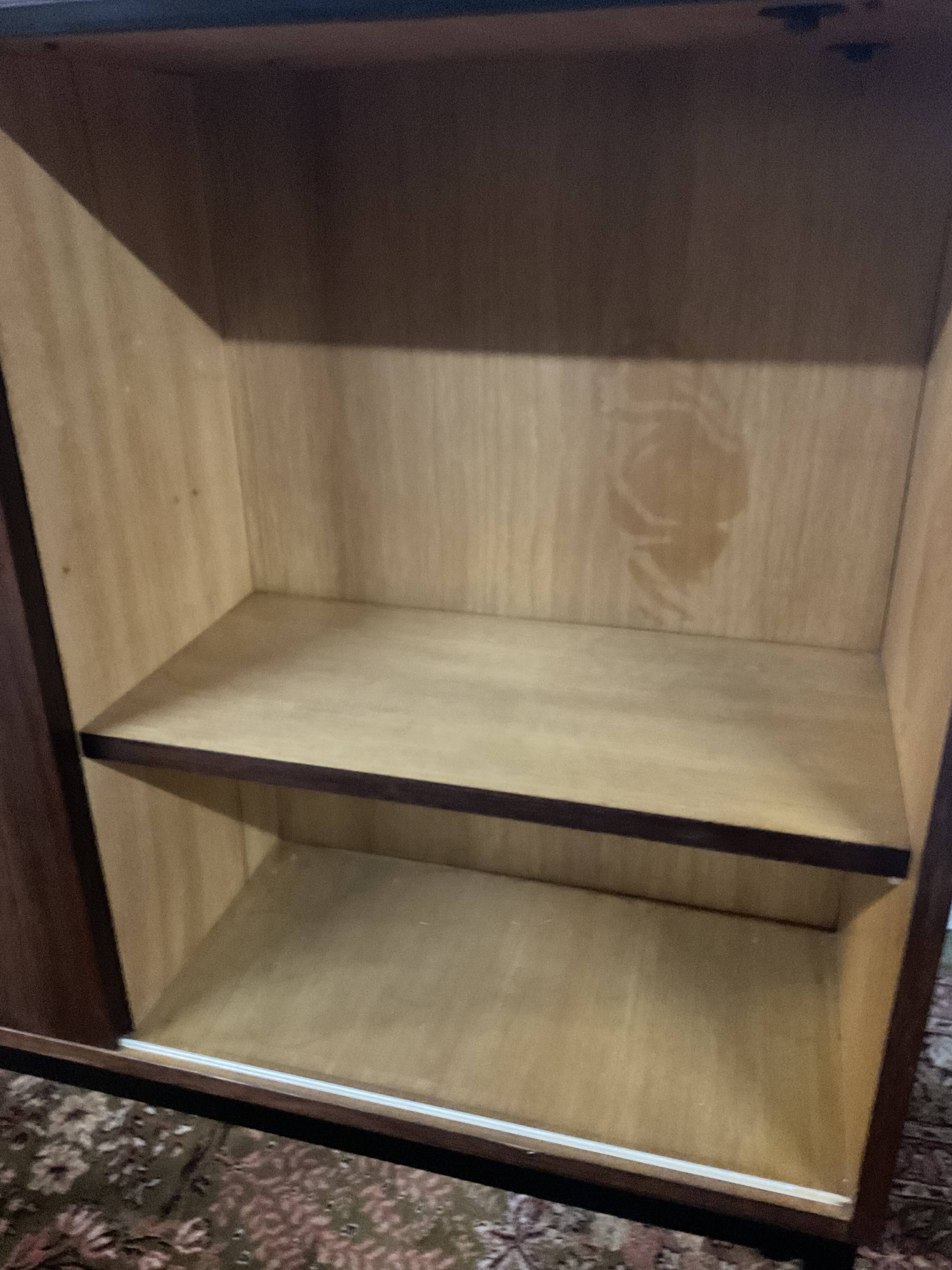 Vintage rosewood bar by Metalform from the 60s