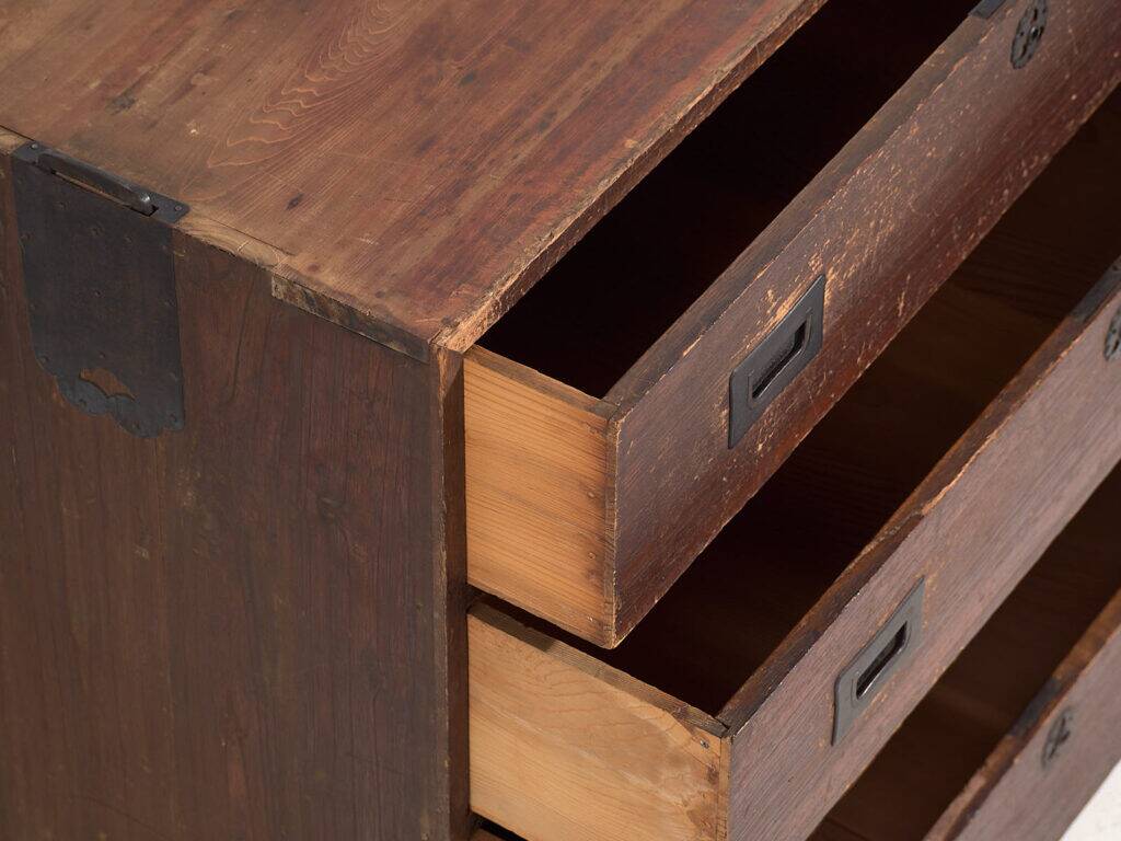 Antique Japanese chest of drawers – Meiji/Taishō period (c. 1890-1926) #50