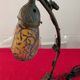 Articulated glass paste lamp, Art Nouveau