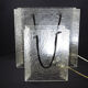 Lucite shopping bag lamps mid-century, set of 2