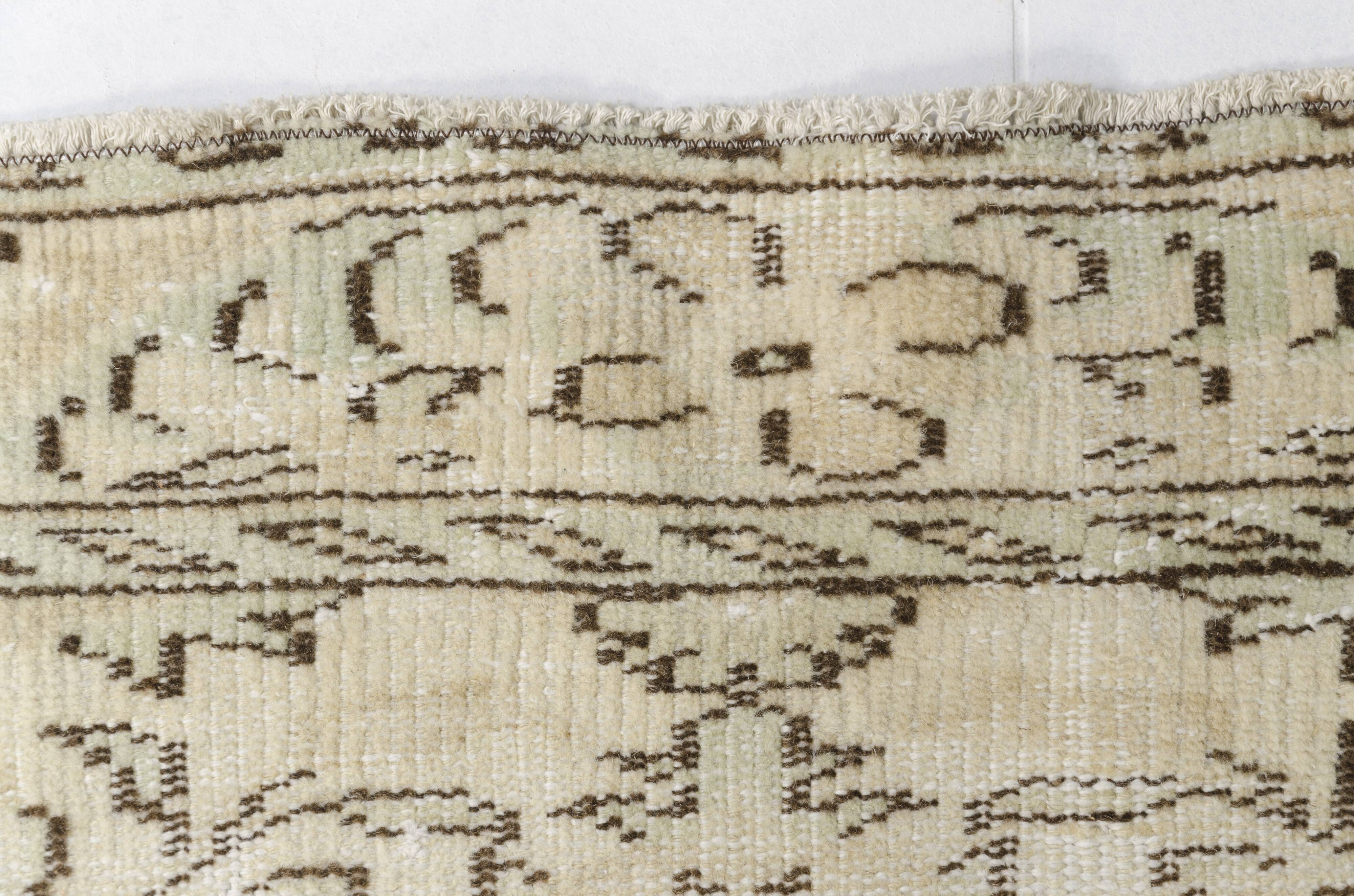 Beige Vintage Anatolian Carpet-1761