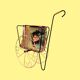 Porte-revues vintage scoubidou 60’s