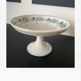 Blue and white compotier floral pattern