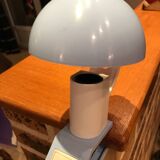Lampe champignon applique bleu et blanche sarlam