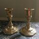 Golden brass candlesticks nijhof holland