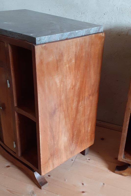 Pair of Art Deco bedside tables
