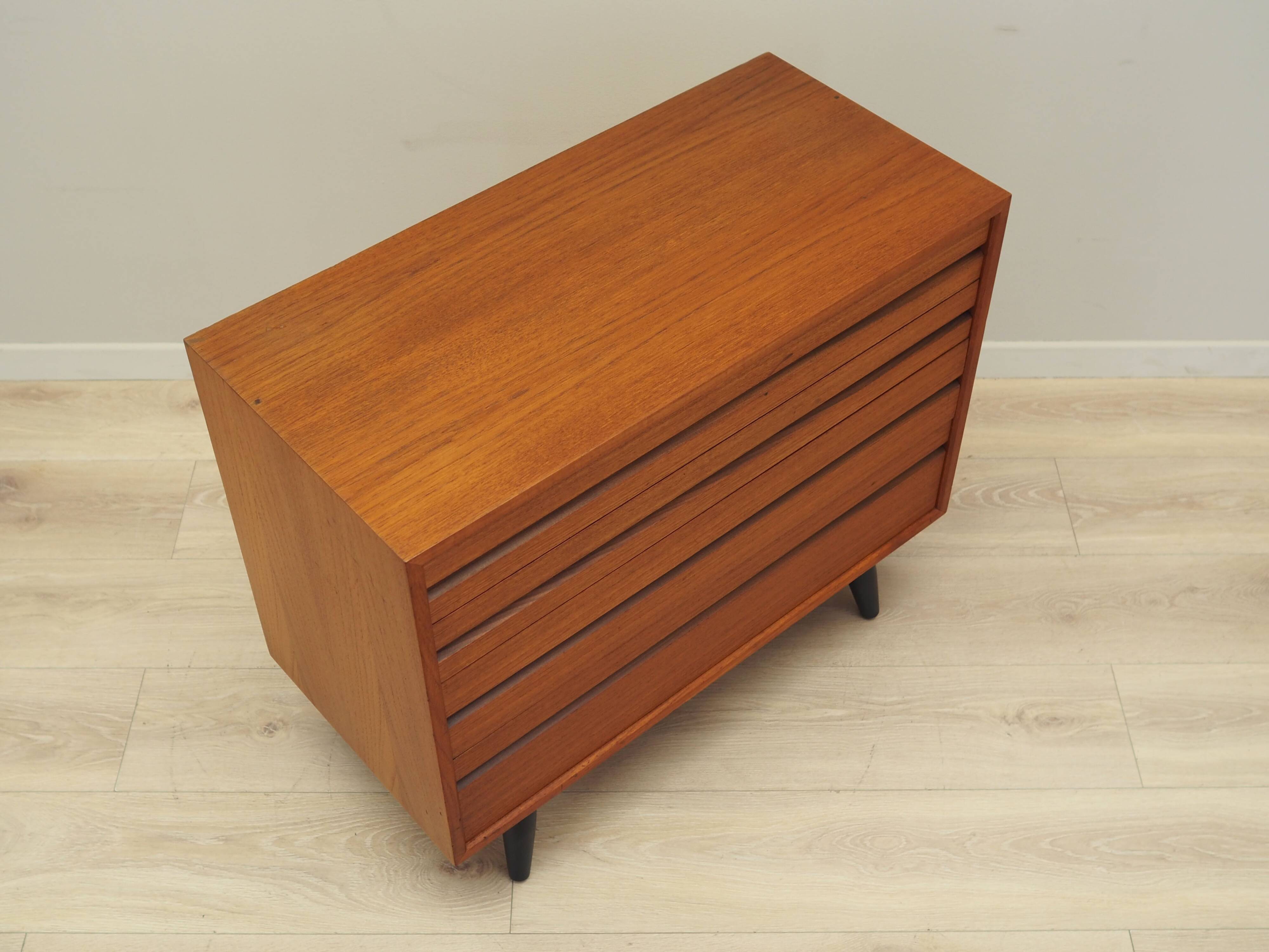 Teak chest of drawers, Danish design, 1970s, production: Denmark