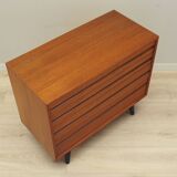 Teak chest of drawers, Danish design, 1970s, production: Denmark