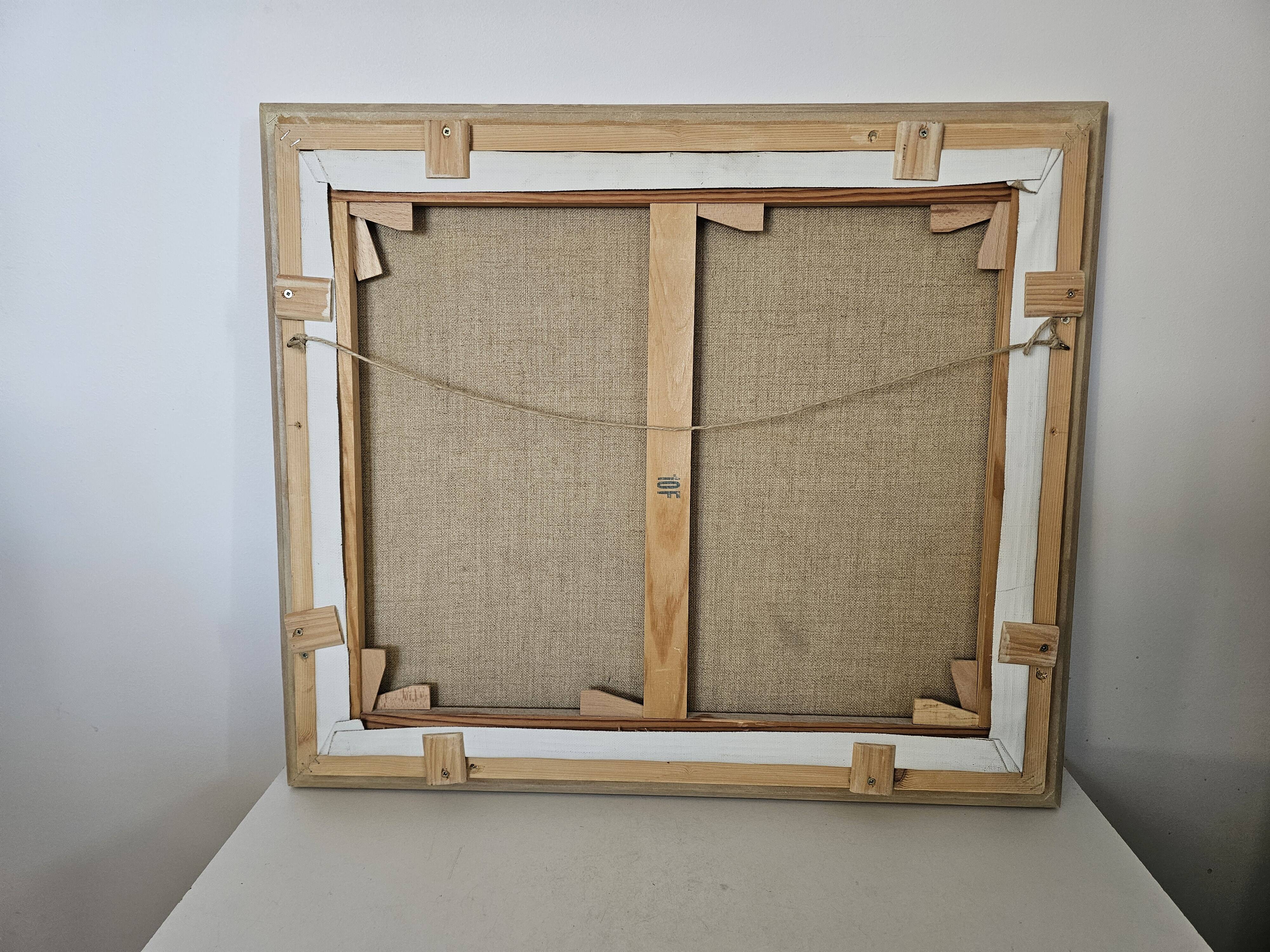 Oil painting on canvas, "The Child of Peru," signed Patricia Tatananni