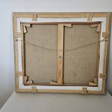 Oil painting on canvas, "The Child of Peru," signed Patricia Tatananni