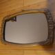 Miroir art déco en bois peint 33 X 51 cm
