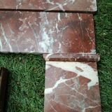 Fireplace in red marble from Languedoc