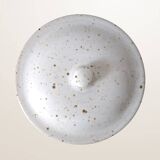 Speckled glazed stoneware soup tureen, Stoneware from the Marais.