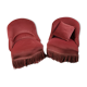 Paire de fauteuils crapaud